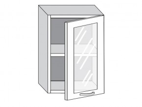 1.50.3 Шкаф настенный (h=720) на 500мм с 1-ой стекл. дверцей в Первоуральске - pervouralsk.magazinmebel.ru | фото