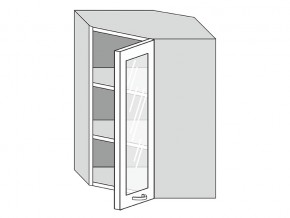 19.60.3у Шкаф настенный (h=913) угловой на 600мм со стекл. дверцей в Первоуральске - pervouralsk.magazinmebel.ru | фото