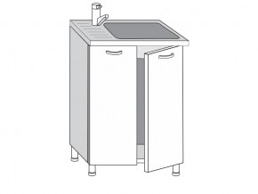 2.60.2м Шкаф-стол на 600мм под врезную мойку с 2-мя дверцами в Первоуральске - pervouralsk.magazinmebel.ru | фото