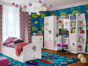 Детская комната Юниор-2 Мальвина в Первоуральске - pervouralsk.magazinmebel.ru | фото - изображение 1