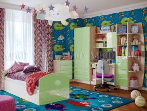 Детская комната Юниор-2 Салатовый металлик в Первоуральске - pervouralsk.magazinmebel.ru | фото