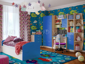 Детская комната Юниор-2 Синий в Первоуральске - pervouralsk.magazinmebel.ru | фото