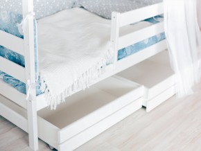 Детская кровать Домик Эко с ящиками белый в Первоуральске - pervouralsk.magazinmebel.ru | фото - изображение 3