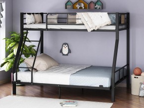 Двухъярусная кровать Гранада-1 140 черный в Первоуральске - pervouralsk.magazinmebel.ru | фото