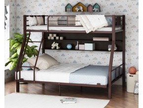 Двухъярусная кровать Гранада-1П 140 коричневый в Первоуральске - pervouralsk.magazinmebel.ru | фото