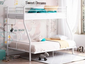 Двухъярусная кровать Гранада-3 140 белый в Первоуральске - pervouralsk.magazinmebel.ru | фото - изображение 1
