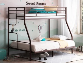 Двухъярусная кровать Гранада-3 140 коричневый в Первоуральске - pervouralsk.magazinmebel.ru | фото