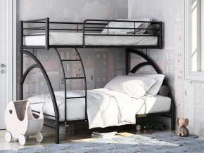 Двухъярусная кровать Виньола 2 Черная в Первоуральске - pervouralsk.magazinmebel.ru | фото