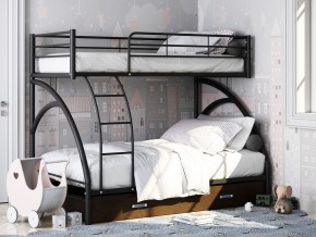 Двухъярусная кровать Виньола-2 Я черный в Первоуральске - pervouralsk.magazinmebel.ru | фото
