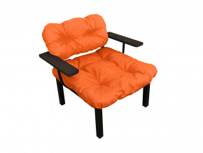 Кресло Дачное оранжевая подушка в Первоуральске - pervouralsk.magazinmebel.ru | фото