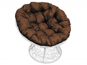 Кресло Папасан с ротангом коричневая подушка в Первоуральске - pervouralsk.magazinmebel.ru | фото - изображение 1