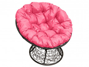 Кресло Папасан с ротангом розовая подушка в Первоуральске - pervouralsk.magazinmebel.ru | фото - изображение 1