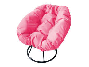 Кресло Пончик без ротанга розовая подушка в Первоуральске - pervouralsk.magazinmebel.ru | фото