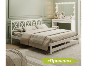 Кровать 2-х спальная Аист-8 Прованс белый с карнизом 1600х2000 мм в Первоуральске - pervouralsk.magazinmebel.ru | фото - изображение 1