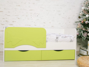 Кровать Бабочка белый/салатовый софт в Первоуральске - pervouralsk.magazinmebel.ru | фото - изображение 1