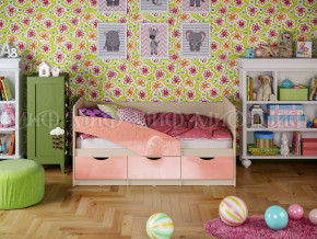 Кровать Бабочки 1600 Розовый металлик в Первоуральске - pervouralsk.magazinmebel.ru | фото
