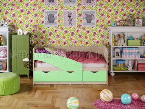 Кровать Бабочки 1600 Салатовый в Первоуральске - pervouralsk.magazinmebel.ru | фото