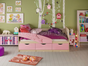 Кровать Дельфин 1600 Розовый металлик в Первоуральске - pervouralsk.magazinmebel.ru | фото