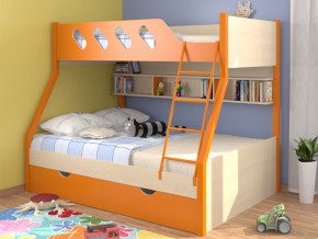 Кровать Дельта 20.02 оранжевая в Первоуральске - pervouralsk.magazinmebel.ru | фото