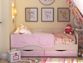Кровать детская Алиса КР 812 розовая 1600 в Первоуральске - pervouralsk.magazinmebel.ru | фото - изображение 1