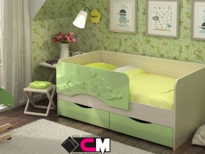 Кровать детская Алиса КР 812 зеленая 1600 в Первоуральске - pervouralsk.magazinmebel.ru | фото - изображение 1