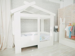 Кровать детская Теремок без ящика белая в Первоуральске - pervouralsk.magazinmebel.ru | фото