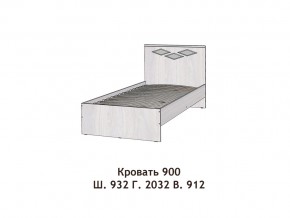 Кровать Диана 900 в Первоуральске - pervouralsk.magazinmebel.ru | фото - изображение 2