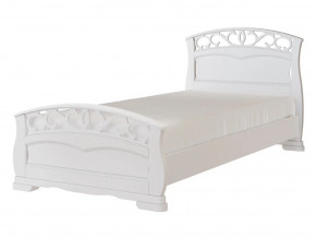 Кровать Грация-1 900 Белый античный в Первоуральске - pervouralsk.magazinmebel.ru | фото - изображение 1