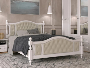 Кровать Жасмин 1400 Белый античный в Первоуральске - pervouralsk.magazinmebel.ru | фото