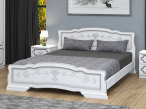 Кровать Карина-6 1600 Белый жемчуг в Первоуральске - pervouralsk.magazinmebel.ru | фото - изображение 1