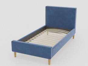 Кровать Линси 900 синий в Первоуральске - pervouralsk.magazinmebel.ru | фото - изображение 1