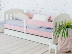 Кровать Малыш с ящиком розовый в Первоуральске - pervouralsk.magazinmebel.ru | фото - изображение 1