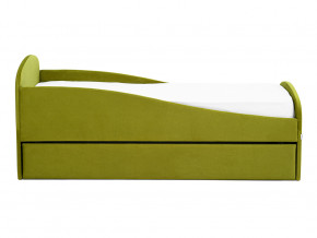 Кровать с ящиком Letmo оливковый (велюр) в Первоуральске - pervouralsk.magazinmebel.ru | фото - изображение 6