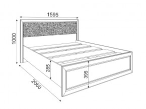 Кровать с настилом 1400 Саванна М04 в Первоуральске - pervouralsk.magazinmebel.ru | фото - изображение 2