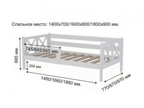 Кровать софа Аист-3 Классика белый 1800х900 мм в Первоуральске - pervouralsk.magazinmebel.ru | фото - изображение 2