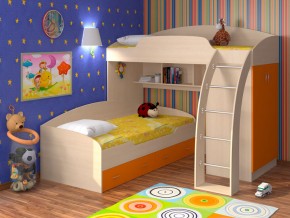 Кровать Соня 1+2 Оранжевый в Первоуральске - pervouralsk.magazinmebel.ru | фото