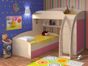 Кровать Соня 1+2 Розовый в Первоуральске - pervouralsk.magazinmebel.ru | фото - изображение 1