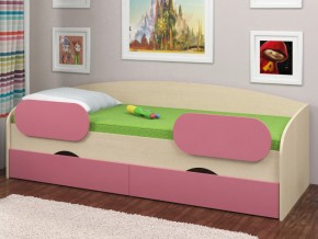 Кровать Соня 2 дуб молочный-розовый в Первоуральске - pervouralsk.magazinmebel.ru | фото - изображение 2