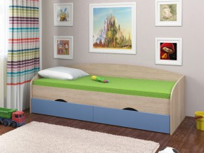 Кровать Соня 2 сонома-голубой в Первоуральске - pervouralsk.magazinmebel.ru | фото