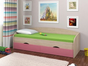 Кровать Соня 2 сонома-розовый в Первоуральске - pervouralsk.magazinmebel.ru | фото