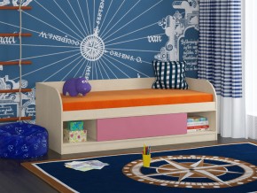 Кровать Соня 4 дуб молочный-розовый в Первоуральске - pervouralsk.magazinmebel.ru | фото