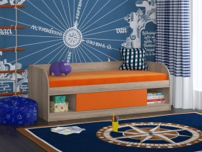 Кровать Соня 4 сонома-оранжевый в Первоуральске - pervouralsk.magazinmebel.ru | фото