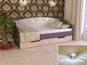 Кровать Юниор Тип 2 Венге/дуб молочный 800х1600 в Первоуральске - pervouralsk.magazinmebel.ru | фото