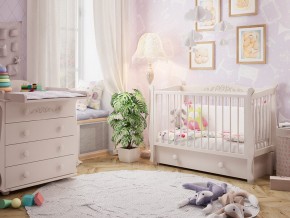 Кроватка детская белая Джулия в Первоуральске - pervouralsk.magazinmebel.ru | фото - изображение 2