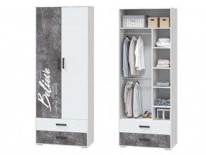 Шкаф для одежды с ящиками в Первоуральске - pervouralsk.magazinmebel.ru | фото