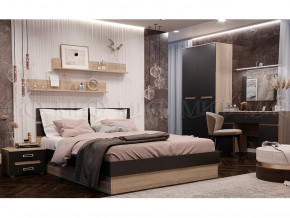Спальня Ким Графит софт, сонома в Первоуральске - pervouralsk.magazinmebel.ru | фото - изображение 1